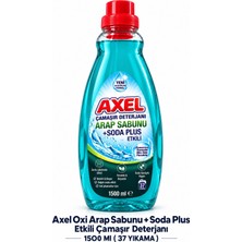 Axel Oxi Arap Sabunu+Soda Plus Etkili Çamaşır Deterjanı 1500 ml Beyazlar & Renkliler