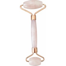 Tr Rose Quartz Yüz Masaj Rulosu, Doğal Taş Cilt Bakım Aleti, Göz Altı Morluk Karşıtı, Cilt