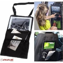 Highconcept Araç Içi Oto Koltuk Arkası Tablet Tutucu Pratik Cepli Eşya Düzenleyici Organizer -