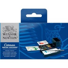 Cotman Field Box 1/2 Tablet Sulu Boya Seti, 12 Renk