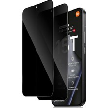 Tr Mi 15T - Mi 15T Pro ile Uyumlu Hayalet Ekran Koruyucu Kırılmaz Cam Tam Kaplar Temperli Privacy