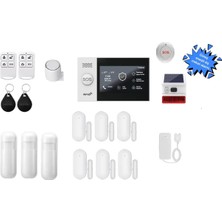 Tr Akıllı Güvenlik Obiem Alarm Sistemleri (Güneş Enerjili Dış Sirenli) (Standart Plus Set)