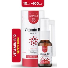 Tr Metilkobalamin B12 Sprey 500 Mcg - Çocuklar Için Aktif B12 Vitamini, Şekersiz ve Glutensiz (1