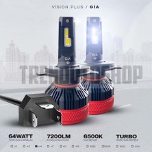 Vision Plus Gia H4 Csp LED Xenon Far Ampulü 64W 7200 Lm 11042