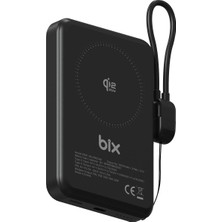 Tr PB121 Qi2.2 Sertifikalı 25W Kablosuz Magsafe Pd 3.0 10000MAH Powerbank Semi-Solid State Batarya