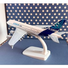 Airbus A380 Metal Maket Uçak, Çok Renkli, Tek Ebat