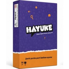 Tr Hayuke Şartlı Kelime Oyunu - Hızlı Düşünme Aile ve Arkadaş Grubu Parti Kutu Oyunu