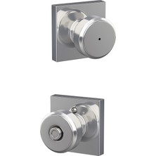 F40 Bwe 625 Col Bowery Topuz Collins Trim Yatak ve Banyo Gizlilik Kapı Kilidi, Parlak Krom