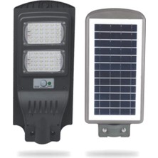 60W Fotoselli Sensörlü Beyaz Solar Sokak Aydınlatma HSPLİNM-6064