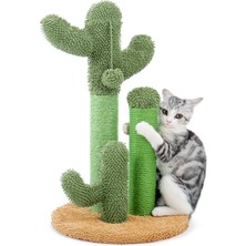 Tr Kedi Tırmalama Direği Kaktüs Kedi Tırmalama Makinesi 3 Tırmalama Direği ve Interaktif Sall