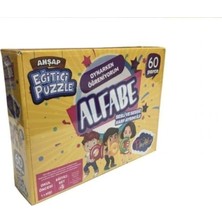 Eğitici Ahşap Puzzle Alfabe