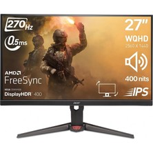 Tr Nitro XV272UZ2BMIIPRX 27 270Hz 0.5ms Amd Freesync IPS Wqhd mm 400NIT HDR400 Vesa Pivot Gaming Mo