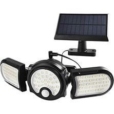 Technosmart Solar Güneş Enerjili 112 Ledli Hareket Sensörlü Büyük Boy Bahçe Aydınlatma Sokak