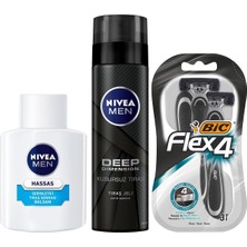 Men Hassas Serinletici Tıraş Sonrası Balsam 100 Ml, Hassas Ciltler, Alkolsüz Formül, Hızlı Em