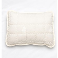 ORJNAL%100 Woolmark Doğal Yün Bebek Uyku Yastığı (Tela Çantalı 35X45CM)