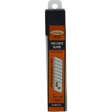 Supersun 10 Adet Adm-25 Maket Bıçak Falçata Ağzı Yedek Uç (L100XW18XT0,5MM)