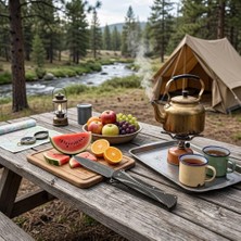 Katlanır Kamp Bıçağı Outdoor Survival Bıçak Siyah