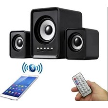 Tr D23 Ses Sistemi FT-202BT 2+1 Bluetooth Hoparlör, Tv/pc/telefon Uyumlu, USB Speaker, Fm Radio, Ka