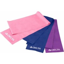 3 Adet Pilates Bandı Plates Egzersiz Direnç Lastiği Seti (Uç Kısmı Açık) AÇIKSET-90X7.5