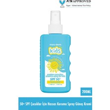 Str Store Maruderm Spf 50+ Çocuklar Için Hassas Koruma Mineral Güneş Kremi Spreyi – Geniş Spektrum Koruma, Panthenol & Vitamin E Ile, 200 ml