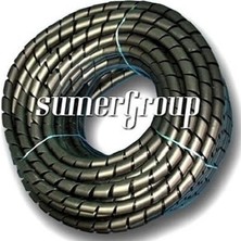 25MM Sarıcı Taşıyıcı Spirali Siyah 50 Metre