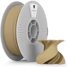 Str Store Mat Pla Filament, 1,75 mm +/- 0,03 Mm, Parlak Renk, Mat Doku, 3D Yazıcı Filamenti, 1 kg Makara (2,2 Lbs), Çoğu Fdm Yazıcı Için Uygun, Düzgün Sarım, Bej