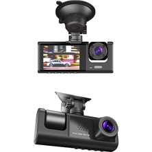S-1 1080P Araç Içi Kamera 3 Kameralı (Ön Görüş - Geri Görüş - Iç Görüş) Gece Görüş