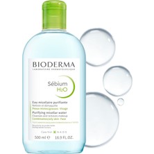Str Store Bioderma Sebium H2O Karma, Yağlı ve Akne Eğilimli Ciltler Için Micellar Makyaj Temizleme Suyu