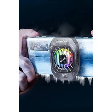 Gaming Telefon Hava Soğutma Fanı Radyatör Fan Rgb LED Telefon Soğutucu Tak Çalıştır E Sporcu
