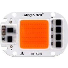 Tr Tam Spektrumlu LED Cob Çip Topraksız Tarım Bitki Büyütme 50W 220V