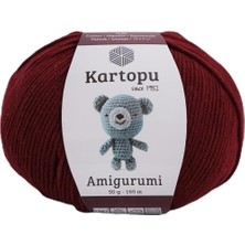 Kartopu Amigurumi Oyuncak Punch Panç Örgü Ipi (K110 Bordo)
