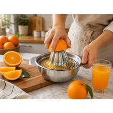 Paslanmaz Çelik Manuel Narenciye Sıkacağı, Limon