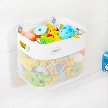Quick Scoop Baby Mesh Banyo Oyuncak Saklama, 2x Kapasite ve Büyük Açılış Oyuncak Düzenleyici,