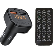 GR15 18W Pd + Qc3.0 LED Ekranlı Fm Transmitter