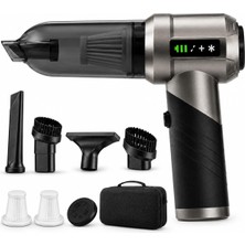 Ahv-06 22.000PA Kablosuz Katlanabilir Araç Süpürgesi Brushless Motorlu 3 Kademeli Güçlü Vakum