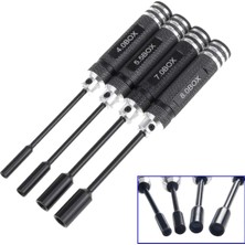Tr 4 Adet Altıgen Somun Anahtarı Soketi, Rc Onarım Araçları 4.0 5.5 7.0 8.0 mm Somun Kutusu, D�