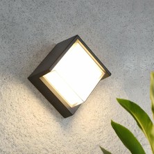 Cata CT-7074 Dominik 15W IP44 Su Geçirmez Dış Mekan LED Aplik Sıva Üstü Duvar Armatürü Gün�