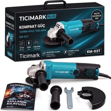 KM-03T 950W 125MM Profesyonel Avuç Taşlama Makinesi