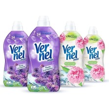 Max Konsantre Çamaşır Yumuşatıcısı 4 x 1440ML (240 Yıkama) 2 Taze Lavanta + 2 Şakayık