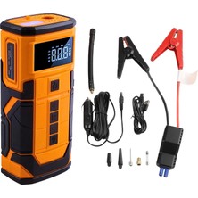 Akü Takviye Cihazı Hava Kompresörü Lastik Şişirme 150PSI 800A Güç 8000MAH Powerbank