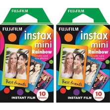 Instax Mini Rainbow 10X2 Film Seti