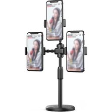 Masa Üstü 3 Lü Telefon Tutucu Standı