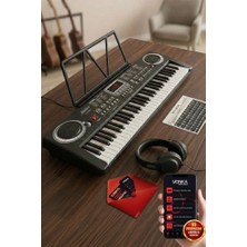 PS-1500BK-H Başlangıç Için 61 Tuşlu Org Kulaklık Notalık Adaptör Öğrenim Metodu (100 Ses