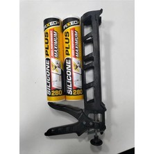 Tr Silikon Sealant 280 Gr, 2 Adet, Şeffaf, Plastik Silikon Tabancası Hediyeli