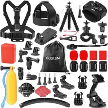 38'i 1 Arada Aksiyon Kamera Aksesuarları Kiti - Gopro Hero, Djı Osmo, Akaso EK7000, Campark, Crosst