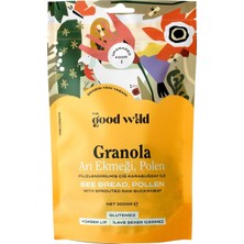Tr Arı Ekmeği & Polenli Granola - Glutensiz Yulaf Ezmesi, Ilave Şekersiz, Yüksek Lifli, 300 G