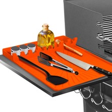 Açık Izgara Mutfak Için Damla Pedi ile Silikon Spatula Mat HWT20240430