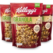Tr 's Beyaz Çikolata Parçacıklı&antep Fıstıklı Granola 300GR x 3 Adet,%46 Yulaf Içerir, Lif