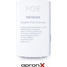 Apronx NVD-3402C 4+1 Outdoor Poe Extender