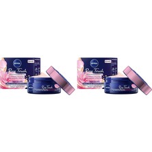 Tr Aqua Rose Kırışıklık Karşıtı Gece Yüz Bakım Kremi 50ML, Kalsiyum, Ince Çizgi Görün�